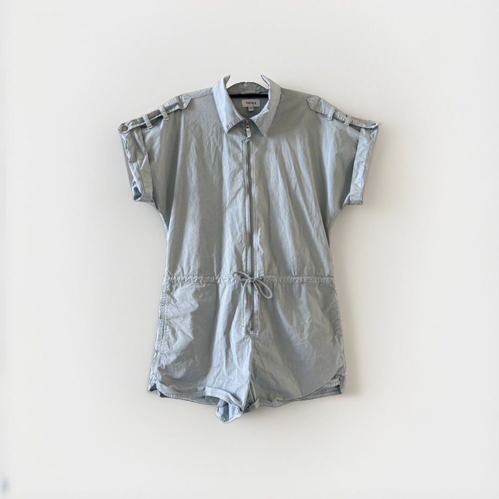 Pistola Meg Zip Romper Medium Skyblue Light Blue Fast Ship
